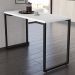 Mesa de Cozinha Multiuso Lanche Rápido Estilo Industrial 120x50cm BP Prattica F02 Branco - Mpozenato