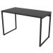 Mesa de Escritório Office 120cm Estilo Industrial Prisma C08 Preto Onix - Mpozenato
