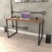 Mesa de Escritório Office 135cm Estilo Industrial Prisma C08 Nogal - Mpozenato
