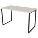 Mesa de Escritório Office 135cm Estilo Industrial Prisma C08 Snow - Mpozenato