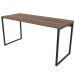 Mesa de Escritório Office 150cm Estilo Industrial Prisma C08 Nogal - Mpozenato