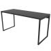 Mesa de Escritório Office 150cm Estilo Industrial Prisma C08 Preto Onix - Mpozenato