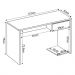 Mesa de Escritório Para Computador Noronha M09 Preto - Mpozenato