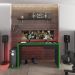 Mesa para Computador Notebook Desk Game DRX 8000 Preto/Verde – Mpozenato