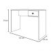 Mesa para Computador Notebook Escrivaninha 101cm Dubai L03 Branco - Mpozenato