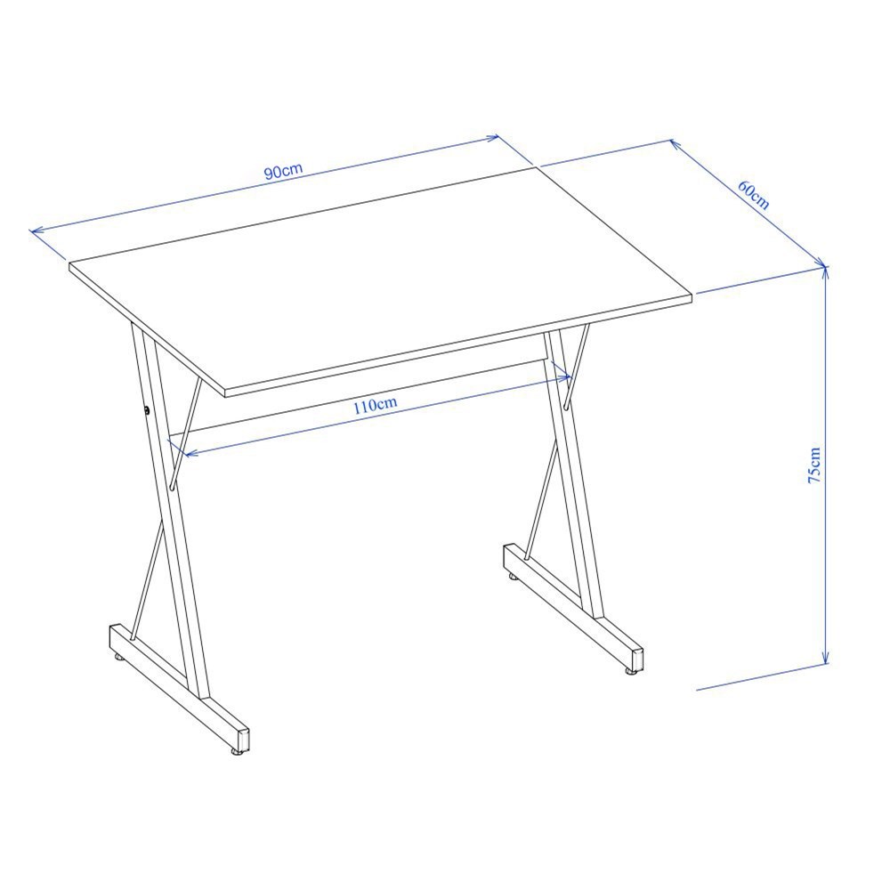 Mesa para Computador Notebook Escrivaninha 90cm Sigma Z F02 Preto - Mpozenato