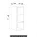 Nicho Aéreo Adega Vertical 20cm Pérola Z34 Branco           - Mpozenato