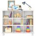 Nicho Organizador Multifuncional Multifuncional com Rodízios Toys Q01 Branco - Mpozenato