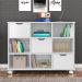 Nicho Organizador Multifuncional com Rodízios Toys Q01 3 Gavetas Branco - Mpozenato