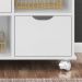 Nicho Organizador Multifuncional com Rodízios Toys Q01 3 Gavetas Branco - Mpozenato