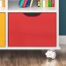 Nicho Organizador Multifuncional com Rodízios Toys Q01 6 Gavetas Branco/Colorido - Mpozenato