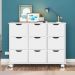 Nicho Organizador Multifuncional com Rodízios Toys Q01 9 Gavetas Branco - Mpozenato