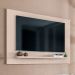 Painel Para TV  Até 60 Pol. com Prateleira 1.35 Safira C14 Off White - Mpozenato