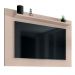 Painel Para TV  Até 60 Pol. com Prateleira 1.35 Safira C14 Off White - Mpozenato