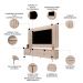 Painel Para TV 75 Pol e Rack Bancada 241cm Celi D04 Off White - Mpozenato