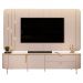 Painel Para TV 75 Pol e Rack Bancada 241cm Celi D04 Off White - Mpozenato