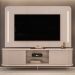 Painel Para TV 75 Pol e Rack Bancada Ripado 218cm World D04 Off White - Mpozenato