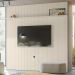 Painel Para TV 75 Polegadas 238cm André Z10 Off White - Mpozenato
