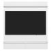 Painel TV 42 Pol Suspenso com Closet 108cm Mimo A02 Branco - Mpozenato