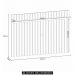 Painel TV 70 Pol 200cm Suspenso Ripado Like H01 Castanho - Mpozenato