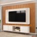 Painel TV 75 Pol 275cm Noah e Conjunto Ariane D04 Off/Freijó - Mpozenato