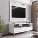 Painel para TV 50 Pol Senna e Rack Bancada 136cm Versa M24 Branco - Mpozenato