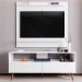 Painel para TV 50 Pol Senna e Rack Bancada 136cm Versa M24 Branco - Mpozenato
