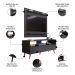 Painel para TV 50 Pol Senna e Rack Bancada 136cm Versa M24 Preto - Mpozenato