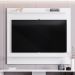 Painel para TV Suspenso 50 Pol 120cm 2 Prateleiras Versa M24 Branco - Mpozenato