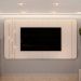 Painel para TV Suspenso 75 Pol 240cm Celi D04 Off White - Mpozenato