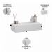 Penteadeira Suspensa 60cm 1 Gaveta Carina Z34 Branco        - Mpozenato
