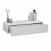 Penteadeira Suspensa 60cm 1 Gaveta Carina Z34 Branco        - Mpozenato
