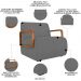 Poltrona Decorativa Orgânica para Sala Kit 2 Belarus Z08 Boucle Cinza - Mpozenato
