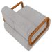 Poltrona Decorativa Orgânica para Sala Kit 2 Belarus Z08 Boucle Creme - Mpozenato