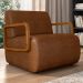 Poltrona Decorativa Orgânica para Sala Kit 2 Belarus Z08 Sintético Marrom - Mpozenato