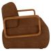 Poltrona Decorativa Orgânica para Sala Kit 2 Belarus Z08 Sintético Marrom - Mpozenato