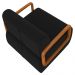 Poltrona Decorativa Orgânica para Sala Kit 2 Belarus Z08 Veludo Preto - Mpozenato