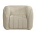 Poltrona Decorativa para Sala 112cm Meris M22 Bouclê Bege - Mpozenato