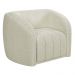 Poltrona Decorativa para Sala 112cm Meris M22 Bouclê Cru - Mpozenato