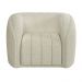 Poltrona Decorativa para Sala 112cm Meris M22 Bouclê Cru - Mpozenato