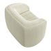 Poltrona Decorativa para Sala 112cm Meris M22 Bouclê Cru - Mpozenato