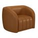 Poltrona Decorativa para Sala 112cm Meris M22 Sintético Caramelo - Mpozenato