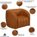Poltrona Decorativa para Sala 112cm Meris M22 Sintético Caramelo - Mpozenato