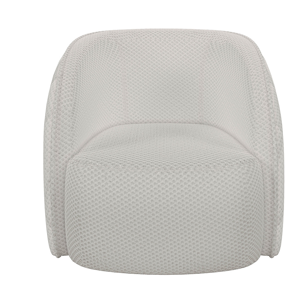 Poltrona Decorativa para Sala 90cm Tressê Zion M22 Linho Cru - Mpozenato