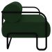 Poltrona Decorativa para Sala Industrial Kira Z08 Veludo Verde Musgo - Mpozenato