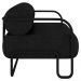 Poltrona Decorativa para Sala Industrial Kit 2 Kira Z08 Sintético Preto - Mpozenato