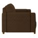 Poltrona Decorativa para Sala de Estar 98cm Amaranto M22 Veludo Marrom - Mpozenato