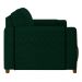 Poltrona Decorativa para Sala de Estar 98cm Amaranto M22 Veludo Verde - Mpozenato
