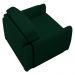 Poltrona Decorativa para Sala de Estar 98cm Amaranto M22 Veludo Verde - Mpozenato