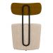 Poltrona Decorativa para Sala de Estar Redonda 53cm Le Moon M22 Linho Cru - Mpozenato